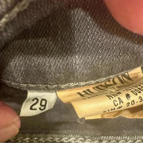 Hudson Krista Super skinny women’s jeans medium rise light wash gray size 29 - Picture 5 of 12